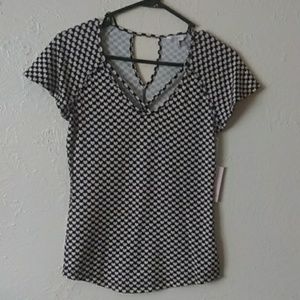 Candies Strappy Neckline Top